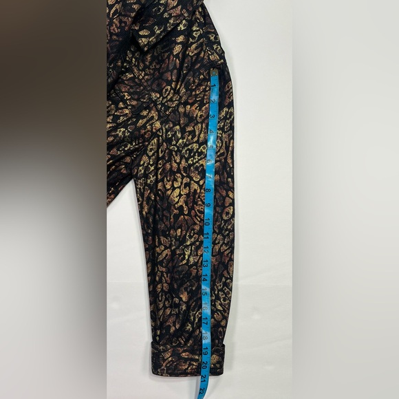 Chico’s Metallic Leopard Jacket - gold/black, size 1 (M/8) - Picture 6 of 11